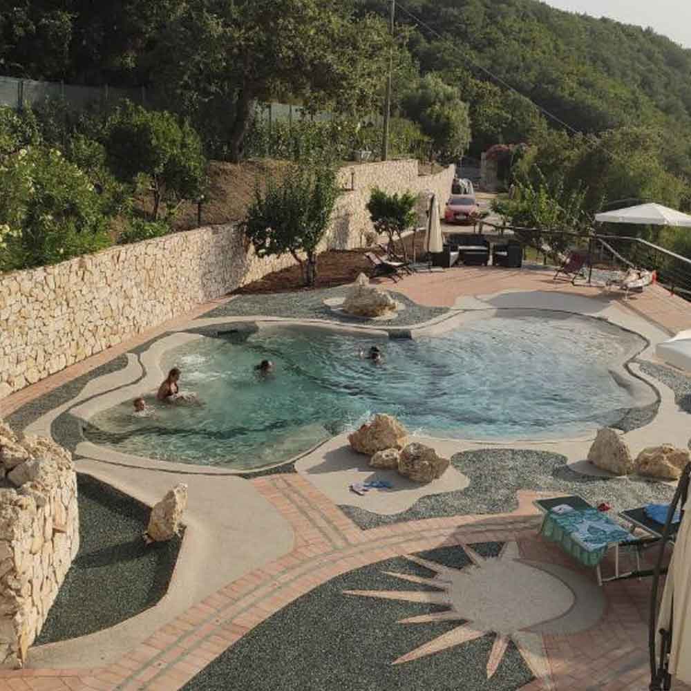Piscina-panoramica-vista-mare Piscina e Relax a Tropea | Il corbezzolo
